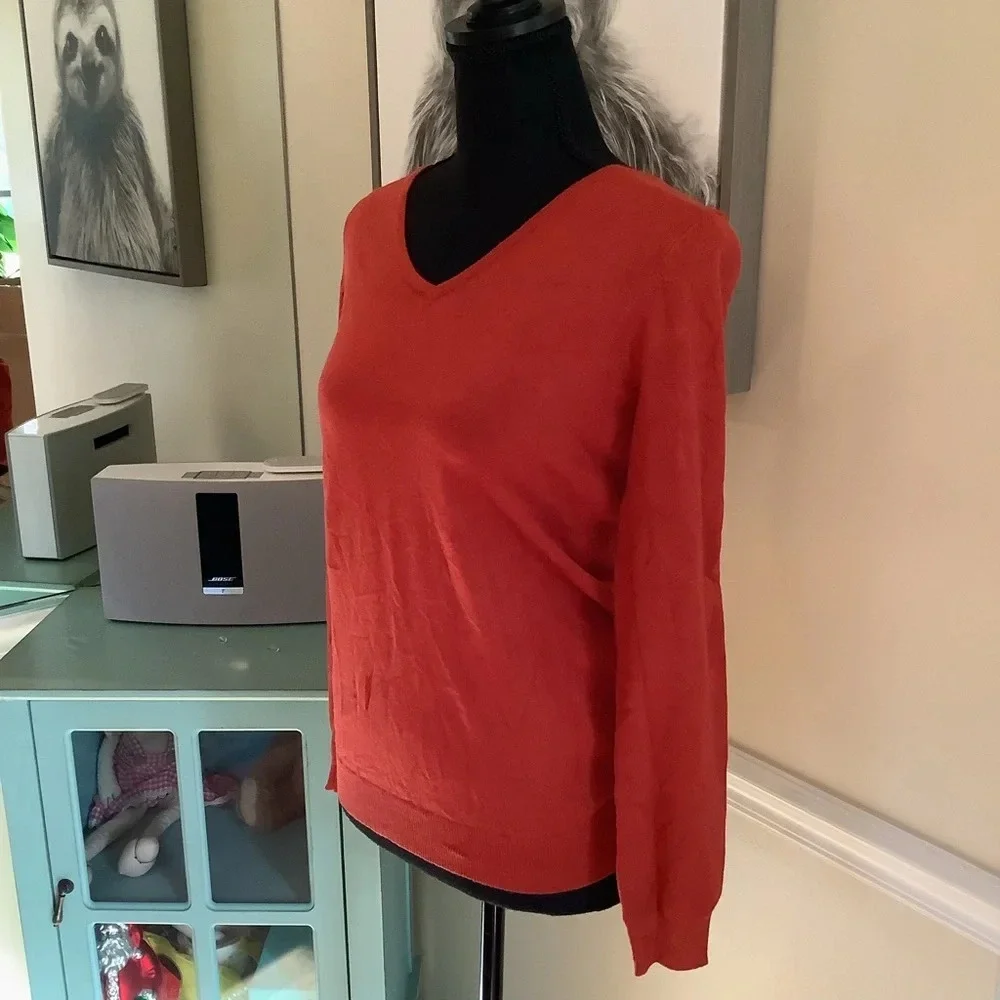#250 NWOT Love Ellie Clay Colored Cross Back Sweater Size XS